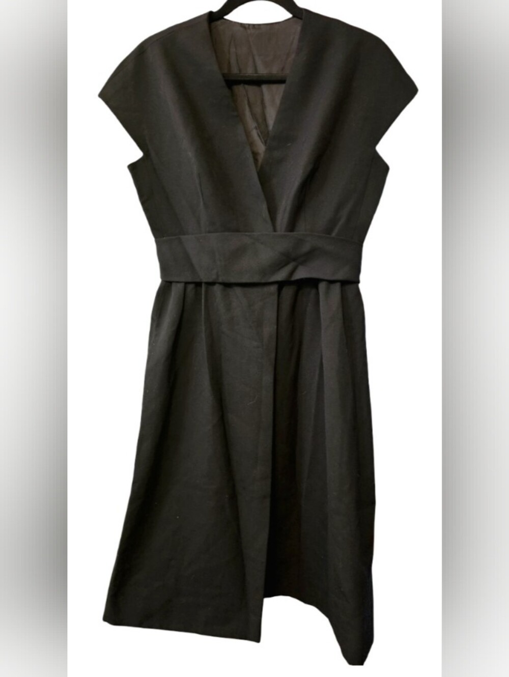 60s I.Magnin Wool Wrap Dress